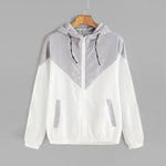 New Windbreak Jacket Women Long Sleeve Hooded Coats 2019 Spring Autumn Casual Basic Jackets Plus Size 4xL for Women